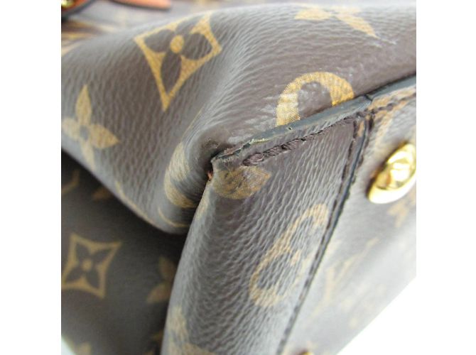Borsa Tote Monogram Flower Louis Vuitton M43770 Marrone Monogramma - vista 6