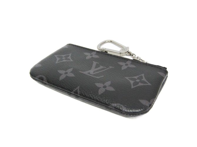 Llave de Louis Vuitton Monogram Eclipse Reverse Negro Morado oscuro - vista 2