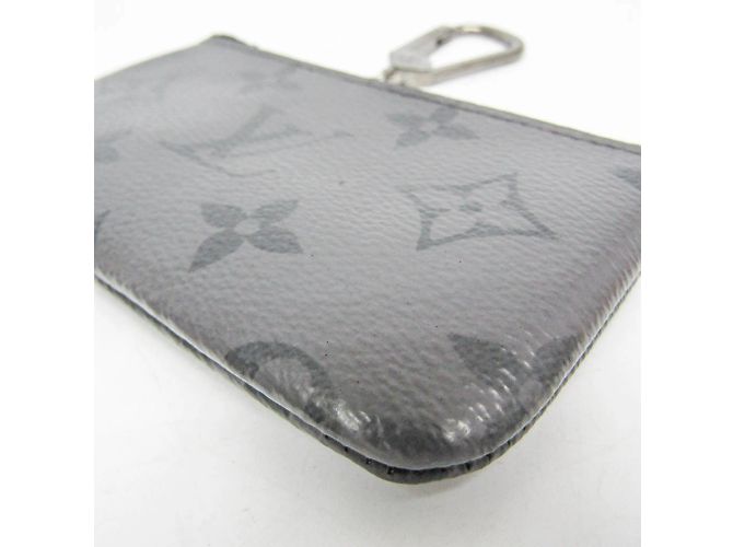 Llave de Louis Vuitton Monogram Eclipse Reverse Negro Morado oscuro - vista 4