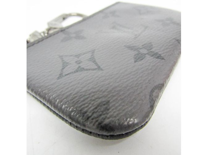 Llave de Louis Vuitton Monogram Eclipse Reverse Negro Morado oscuro - vista 5