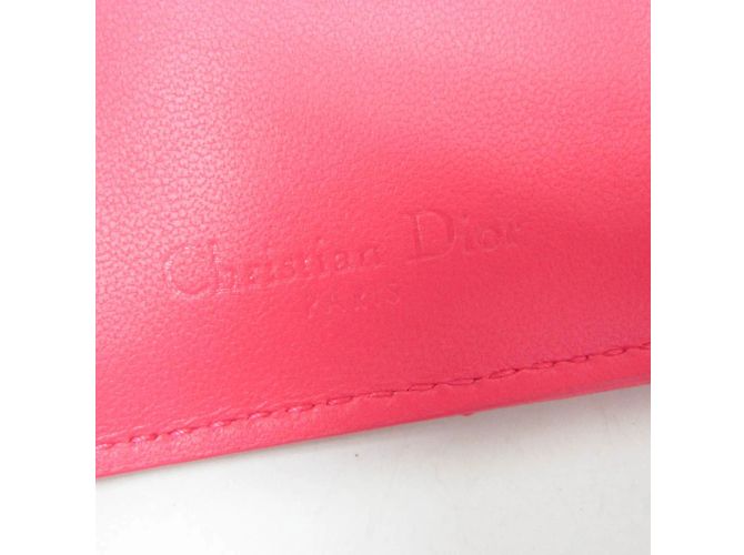 Medium Wallet Cannage/Lady Dior CARO von Christian Dior Pink - Ansicht 11