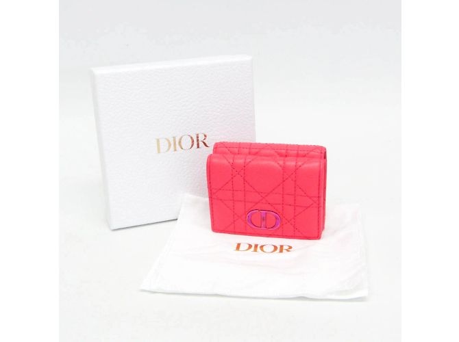 Medium Wallet Cannage/Lady Dior CARO von Christian Dior Pink - Ansicht 2