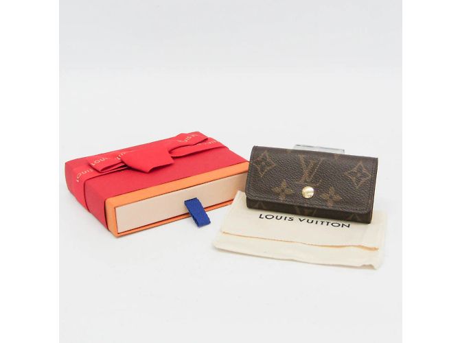 4 Schlüsselhalter Monogramm Louis Vuitton Braun - Ansicht 2