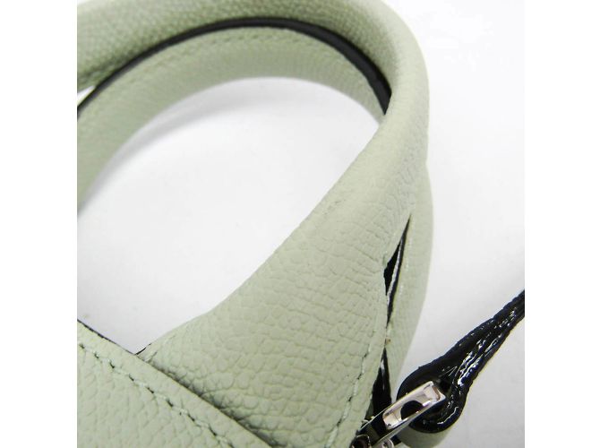 Borsa in pelle micro Boxy di Valextra Verde chiaro - vista 7