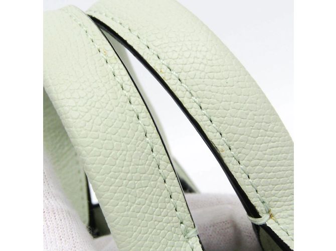 Borsa in pelle micro Boxy di Valextra Verde chiaro - vista 9
