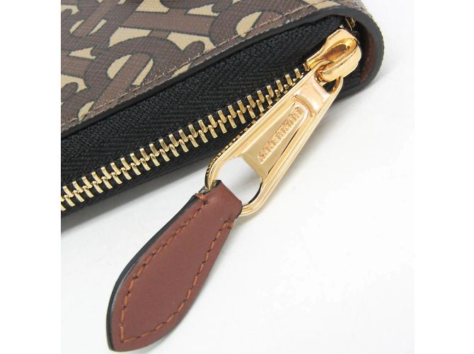 Borsa Clutch Monogramma TB Burberry Marrone - vista 6