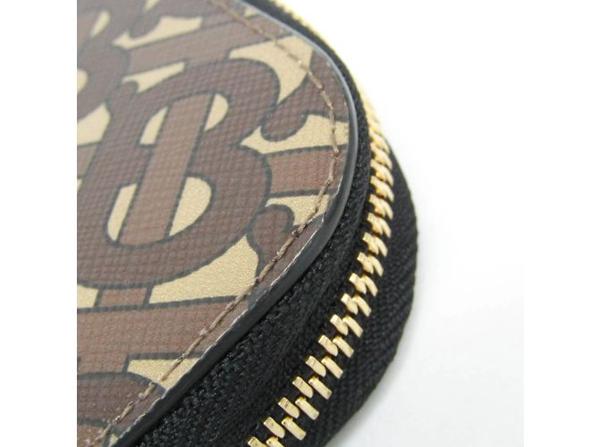 Borsa Clutch Monogramma TB Burberry Marrone - vista 7