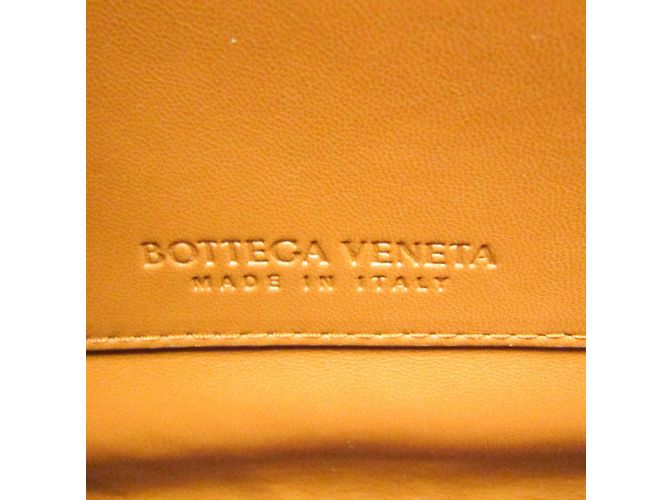 Borsa a Spalla Mount Chain di Bottega Veneta Arancione - vista 15