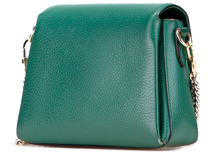 Gucci Verde Piccolo Dollar in Pelle di Vitello Interlocking G Crossbody - vista 2