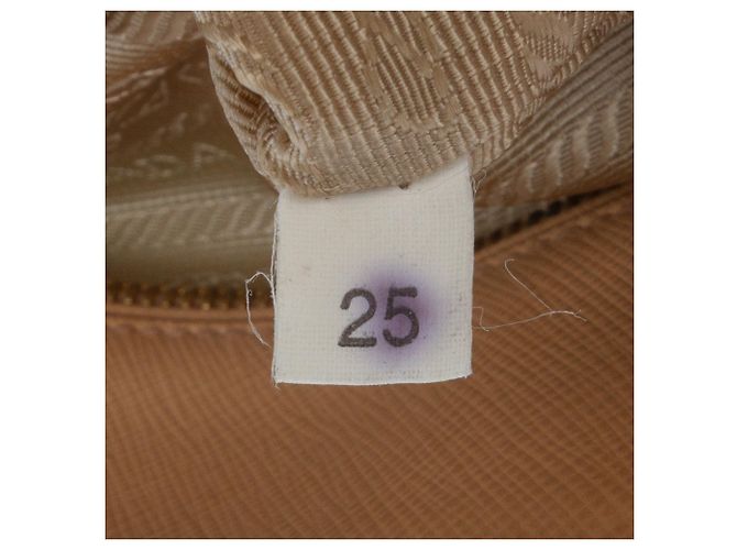 Bolsa Satchel Prada Beige Medium Saffiano Lux Promenade Bege - vista 7