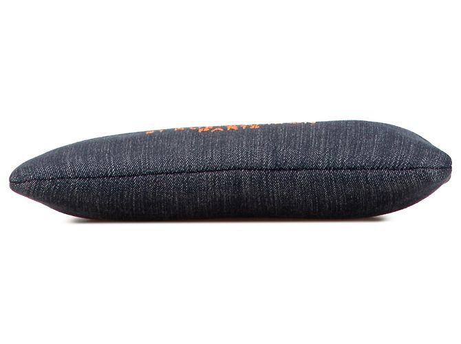 Chanel Graue Medium Denim Deauville O Clutch Braun Anthrazitgrau - Ansicht 3