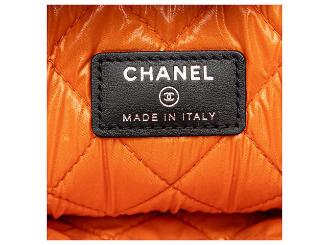 Chanel Graue Medium Denim Deauville O Clutch Braun Anthrazitgrau - Ansicht 5