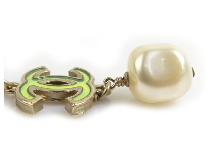 Collana in oro Chanel con perle finte D'oro - vista 3