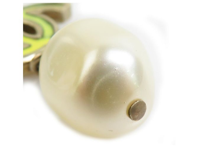 Collana in oro Chanel con perle finte D'oro - vista 4
