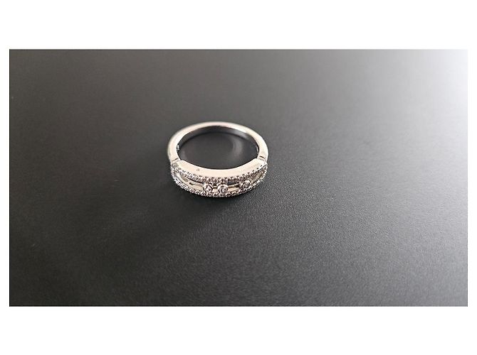 Anello Messika Baby Move in oro bianco e diamanti Argento - vista 2