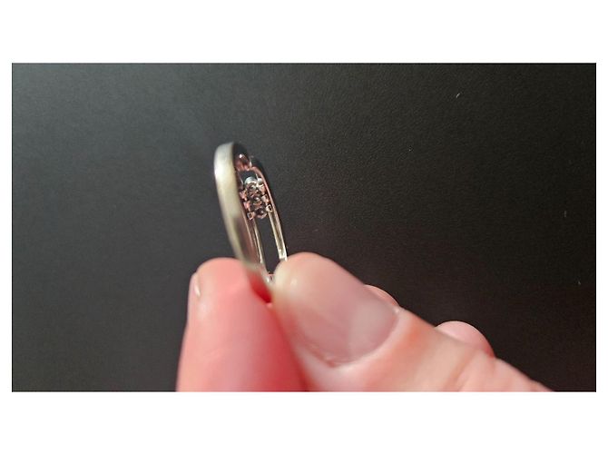 Anello Messika Baby Move in oro bianco e diamanti Argento - vista 5