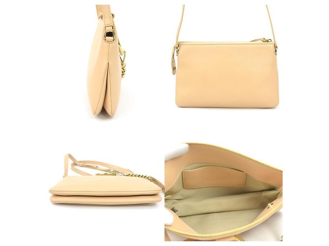 Borsa a Spalla Chloé FAYE in Rosa Beige - vista 2