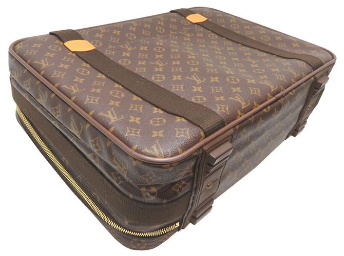 Monogram Satellite 53 Tragetasche von Louis Vuitton Braun Monogramm - Ansicht 3