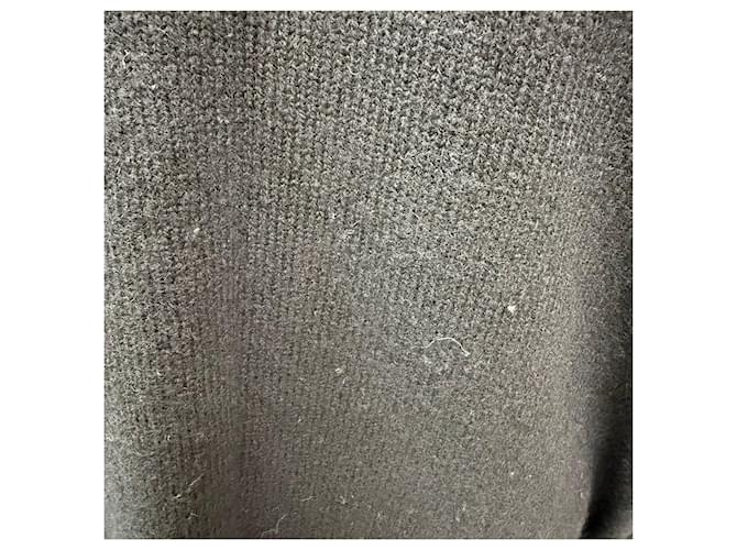 Schwarzer V-Ausschnitt Pullover aus Wolle von Dries Van Noten - Ansicht 4
