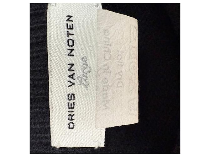 Schwarzer V-Ausschnitt Pullover aus Wolle von Dries Van Noten - Ansicht 5