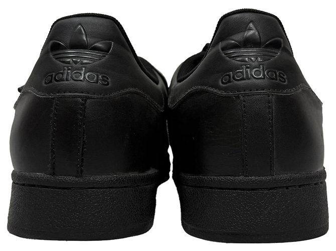 Autre Marque Sneakers Adidas Superstar in pelle nera tripla Nero - vista 2