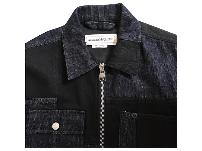 Chaqueta Patchwork Alexander McQueen en Denim Multicolor - vista 5