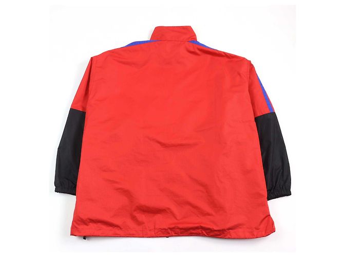 Chaqueta de poliéster con estampado de logo Balenciaga Negro Roja Azul - vista 4