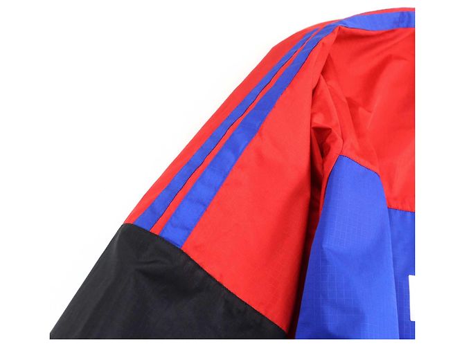 Chaqueta de poliéster con estampado de logo Balenciaga Negro Roja Azul - vista 8