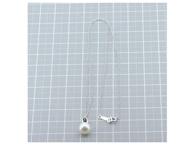 Collana di Perle Mikimoto K18WG Oro Bianco - vista 5