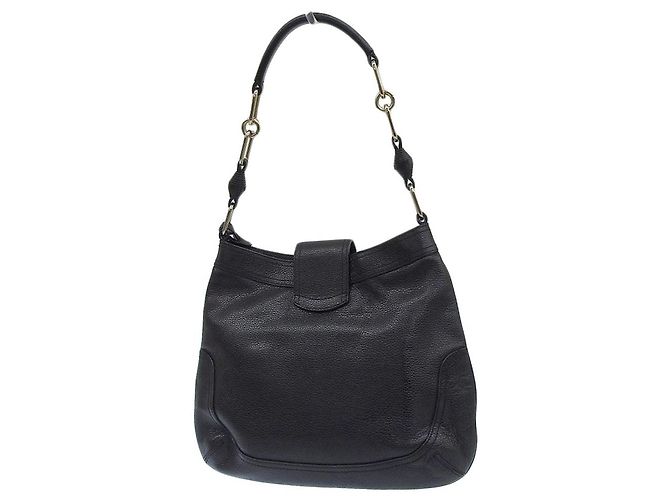 Autre Marque Borsa a spalla in pelle Anya Hindmarch nera Nero - vista 2