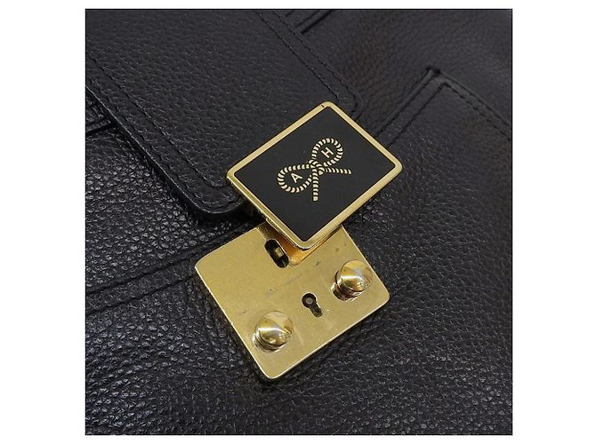 Autre Marque Borsa a spalla in pelle Anya Hindmarch nera Nero - vista 6