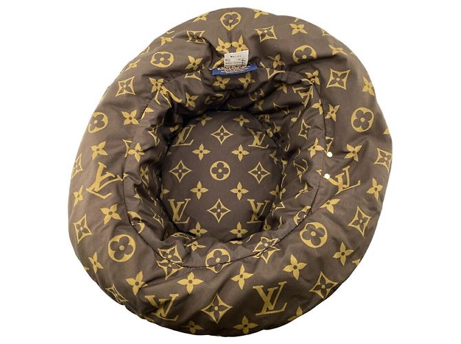 Cappello bucket reversibile Louis Vuitton Marrone Nero - vista 6