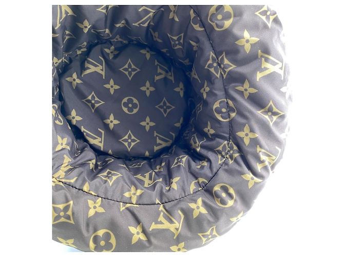 Cappello bucket reversibile Louis Vuitton Marrone Nero - vista 9