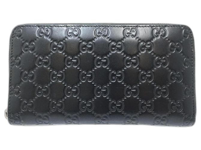 Cartera larga Zippy Organizer Micro Guccissima de Gucci Negro - vista 10