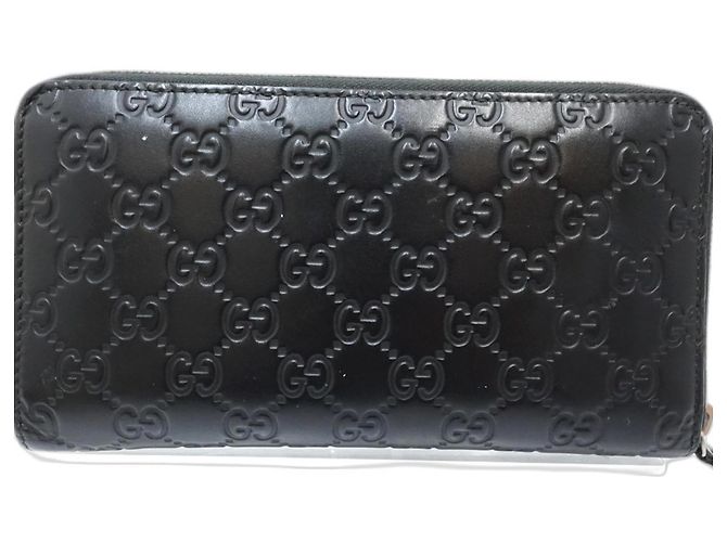 Cartera larga Zippy Organizer Micro Guccissima de Gucci Negro - vista 3