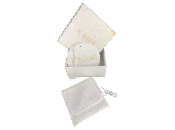 Chloé Knoten Ohrringe vergoldetes Messing Strass Gold hardware - Ansicht 8