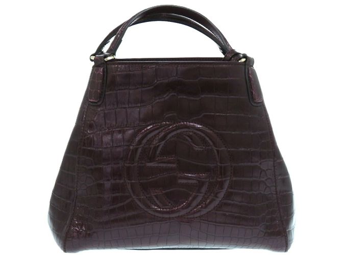 Borsa tote 2 in 1 Gucci Soho Porpora - vista 2