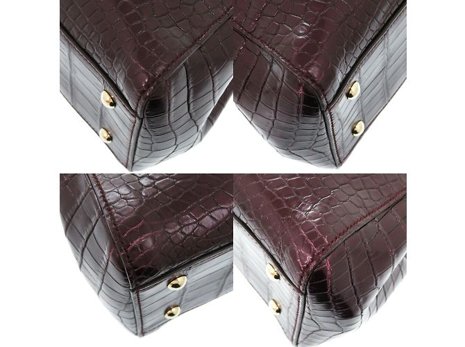 Borsa tote 2 in 1 Gucci Soho Porpora - vista 7
