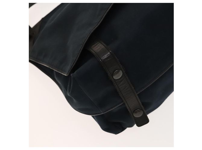 Autre Marque Borsa a Spalla Bottega Veneta Cotone Blu Navy 113038 Auth 129164 - vista 15