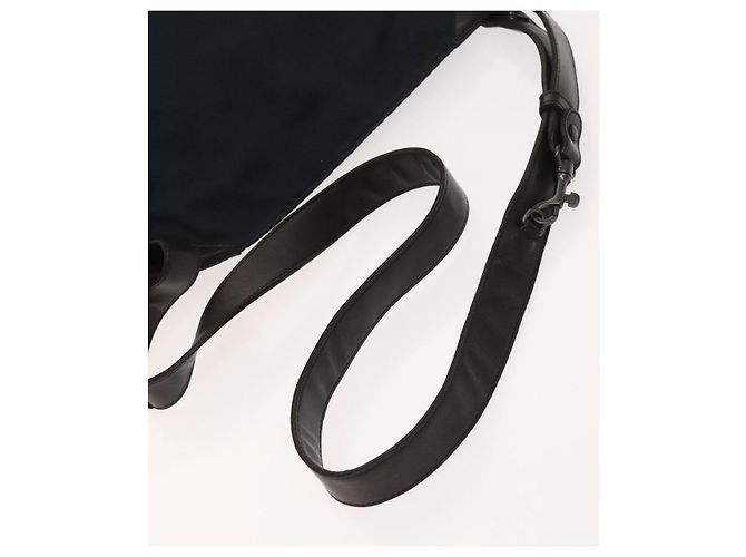 Autre Marque Borsa a Spalla Bottega Veneta Cotone Blu Navy 113038 Auth 129164 - vista 7