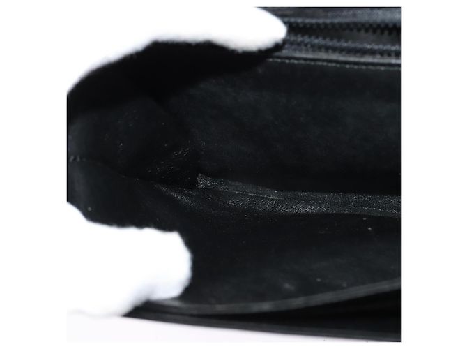BALLY Borsa a Spalla in Pelle Nera e Oro Auth ep9750 Nero D'oro - vista 19