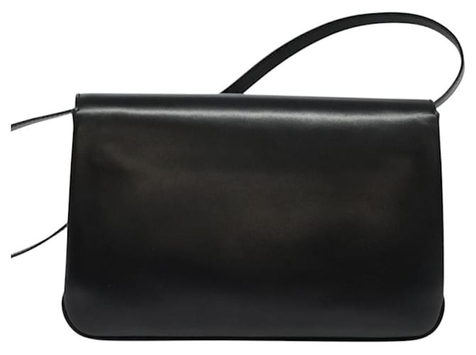 BALLY Borsa a Spalla in Pelle Nera e Oro Auth ep9750 Nero D'oro - vista 2