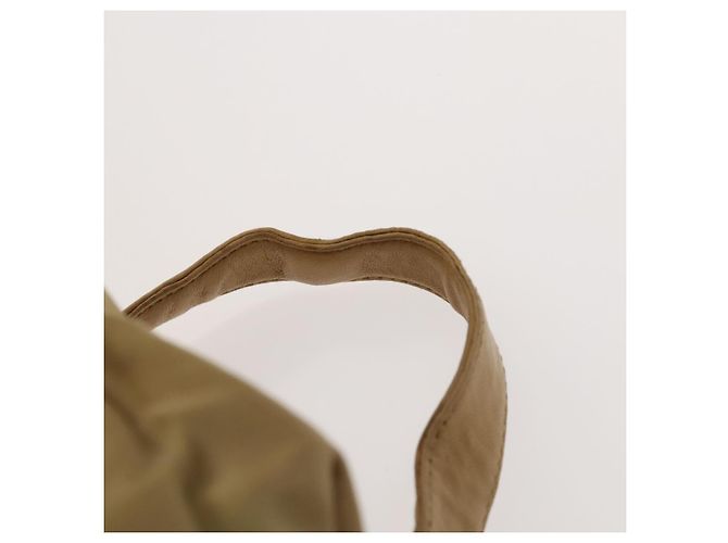 Zaino a catena Prada in nylon khaki oro Auth bs27511 D'oro Cachi - vista 14
