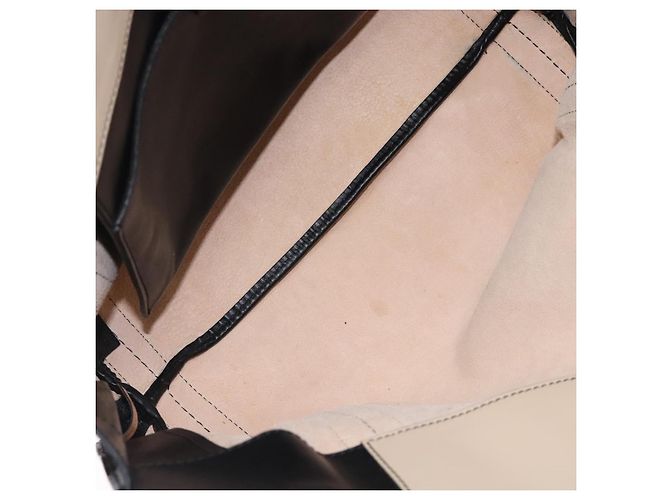 Chloé Borsa tote in pelle Chloe Alison rosa e nera Auth gh323 Nero - vista 10