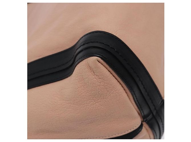 Chloé Borsa tote in pelle Chloe Alison rosa e nera Auth gh323 Nero - vista 14