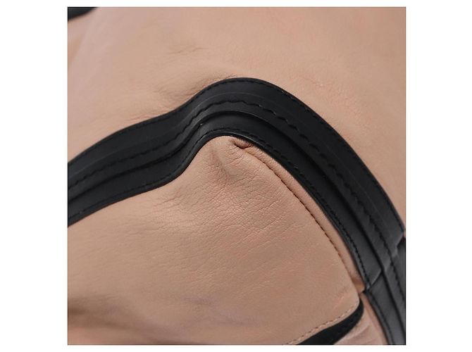 Chloé Borsa tote in pelle Chloe Alison rosa e nera Auth gh323 Nero - vista 16