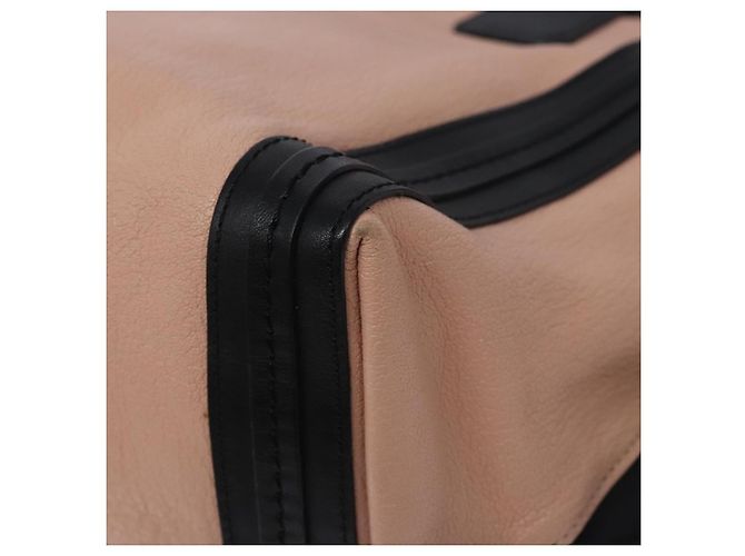 Chloé Borsa tote in pelle Chloe Alison rosa e nera Auth gh323 Nero - vista 9