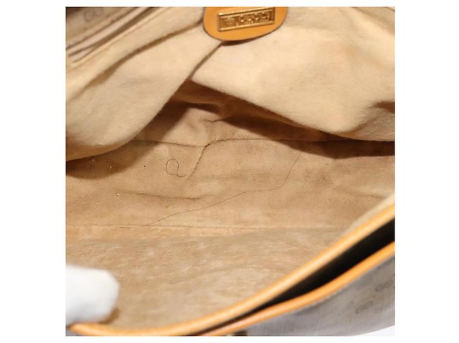 Gucci Borsa a Spalla Micro GG Supreme PVC Beige Oro 001 14 0925 Auth ep9882 D'oro - vista 11