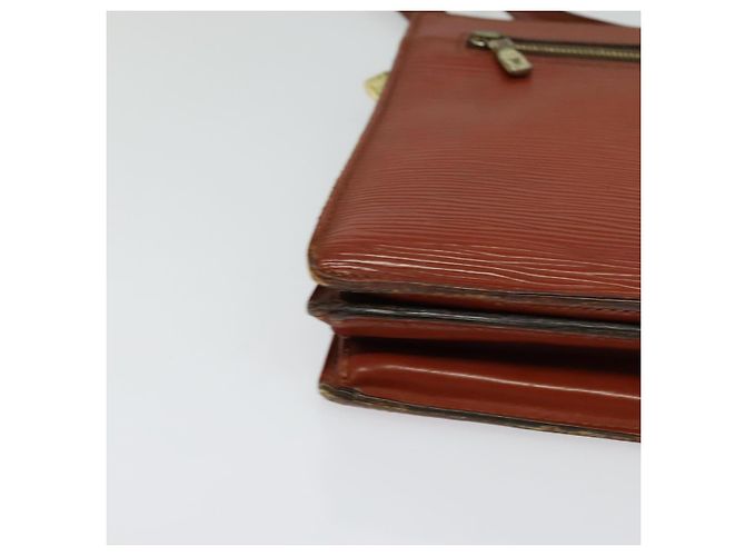 LOUIS VUITTON Clutch Angian Epi Marrone M52113 LV Auth 131458 - vista 14