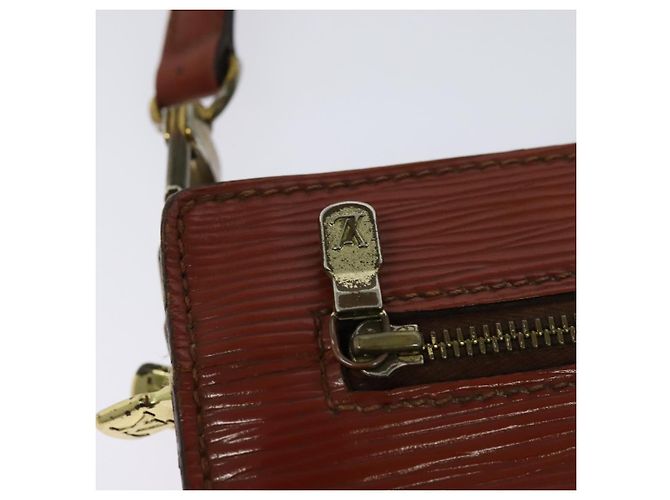 LOUIS VUITTON Clutch Angian Epi Marrone M52113 LV Auth 131458 - vista 17